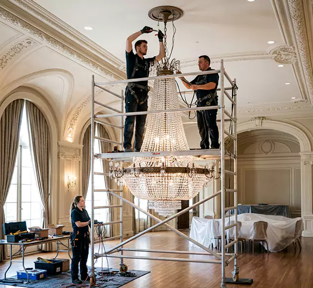 Professional Chandelier Installation: Your Local Fixture Team in Lewis Center, OH