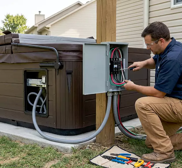 Professional Hot Tub Electrical Installation: Your Local Spa Wiring Team in Lewis Center, OH
